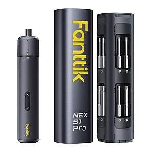 Fanttik S1 Pro Cordless Electric Screwdriver (16 S2 Bits &amp; Max 6N.m Torque) $40 + FS