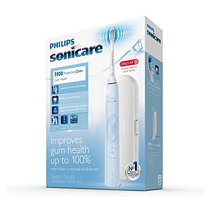 Philips Sonicare ProtectiveClean 5100 Gum Health Electric Toothbrush - Light Blue $33.99