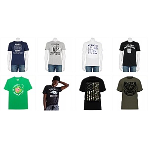 From $2.25 - Men's Graphic T-Shirts at Kohl's