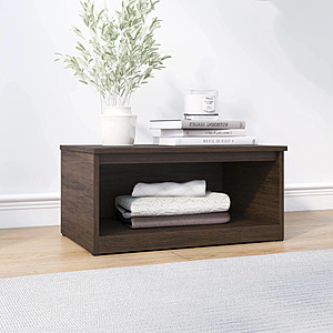 Mainstays Ardent Open Shelf Modular Storage System, Walnut $16.96