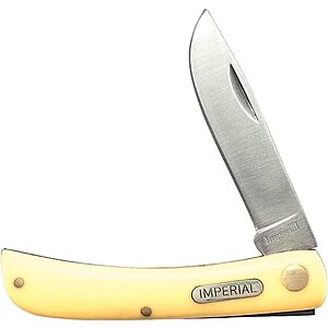 Imperial IMP22Y Folding Pocket Knife, Stainless Steel for Outdoor, Outdoor Survival and EDC,Silver
