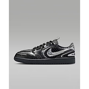 Nike Air Jordan 1 Low Method of Make Women's Shoes (Black / White / Anthracite / Metallic Silver) $67.98