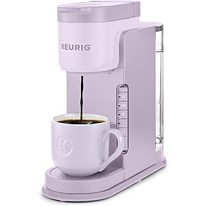 Keurig K-Express Single Serve K-Cup Pod Coffee Maker, 3 Brew Sizes, Strong Button Feature, 42oz Removable Reservoir, Lavender