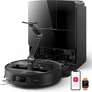 Prime Members: roborock Saros Z70 Robot Vacuum and Mop, OmniGrip Arm, AI-Powered, 22,000Pa Suction, 3.14'' Ultra Slim, FlexiArm Riser Technology $1084.99