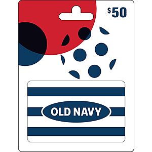 Prime Members: $50 Old Navy Physical Gift Card $40