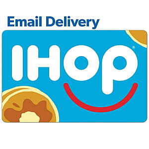 Sams Club Members $50 Ihop eGift card for 32.50