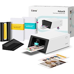 [Prime] Liene PixCut S1 Color Sticker Printer & Cutting Machine $195.61 + Free Shipping