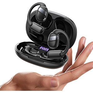 JOYROOM JR-OE4 Open-Ear Bluetooth 5.4 Wireless Earbuds w/ 50-Hour Playback & IPX4 Waterproof (Black) $14.49 + Free Shipping w/ Prime or on $35+