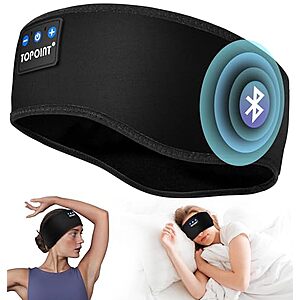 TOPOINT Bluetooth 5.4 Sleep & Sports Headband Headphones $5.99 + Free Shipping w/ Prime or on $35+