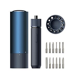 HOTO USB-C Rechargeable Electric Screwdriver w/ 12 Bits $27.99 + Free Shipping w/ Prime or on $35+