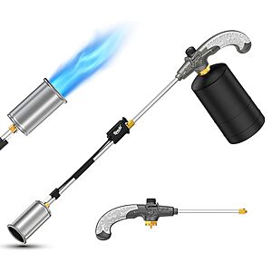 30" Koackl Propane Torch Weed Burner w/ Piezo Ignition (Gray) $24.99 + Free Shipping w/ Prime or on $35+