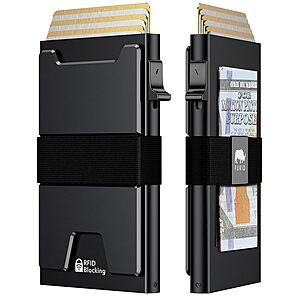 furid Men's RFID Blocking Metal Wallet (Various) $4.49 + Free Shipping w/ Prime or on $35+