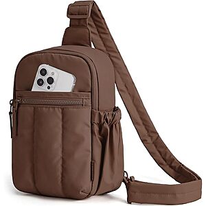 BAGSMART Quilted Puffer Crossbody Sling Bag (Various) $9.99 + Free Shipping w/ Prime or on $35+