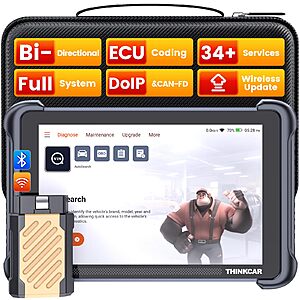 THINKCAR THINKSCAN 689BT Bi Directional OBD2 Scanner + ECU Coding + Lifetime Updates $474.86