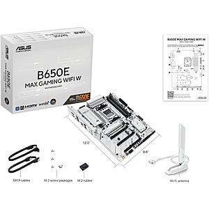ASUS AM5 ATX Motherboard B650E MAX GAMING WIFI W $129.99 + Free Shipping