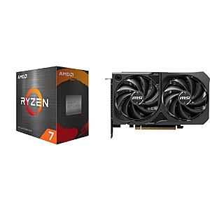 AMD Ryzen 7 5800X CPU + MSI RTX 5060 8G SHADOW 2X OC VGA Graphics Card + Gamdias BOREAS M2-510WH 120mm Hydraulic CPU Air Cooler $489 + Free Shipping