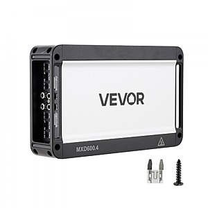 VEVOR 4-Channel Class D Car Audio Amplifier 4 x 420W at 4 Ohm / 4 x 600W at 2 Ohm $65.91 + Free Shipping