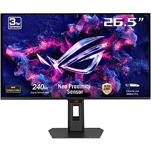 27" ASUS ROG Strix 2560x1440 QHD 240Hz OLED Gaming Monitor (XG27AQDMES) $400 + Free Shipping