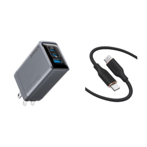 Anker Prime Charger (100W, 3 Ports, GaN) and Anker 643 USB-C to USB-C Cable (Flow, Silicone) $44.98 + Free Shipping