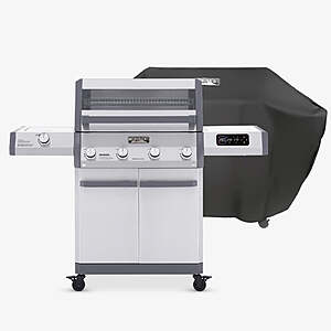 Monument Grills Eminence 405 tainless Gas Grill + Bluetooth App + Cover $739 + Free Shipping