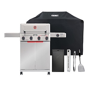 Monument Grills Mesa II 415BZ 4-Burner Gas Grill w/ Rain Cover, Griddle, Smoker Box, and Utensils $457.60 + Free Shipping