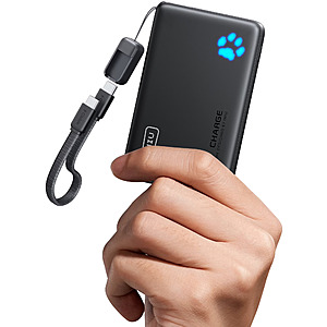 INIU 10000mAh 45W USB-C PD Power Bank w/ USB-C Lanyard Cable $11.87 + Free Shipping w/ Walmart+ or orders $35+