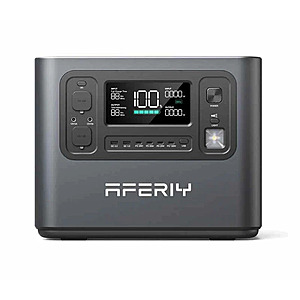 AFERIY P210 2048Wh LiFePO4 2400W Power Station $399 + Free S&H