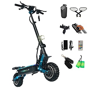 GLEERIDE H5 11" Off-Road Electric Scooter Dual 3000W Motor 60V 30Ah LG Battery $769 + Free Shipping
