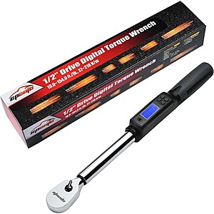 EPAuto 1/2-Inch Digital Torque Wrench (19.9-154.8 lb-ft) $29.99 & More + Free Shipping