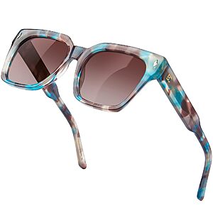 BIRCEN Women's Polarized Acetate Sunglasses $10.91 + Free Shipping w/ Prime or orders $35+