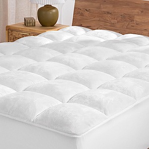 Bare Home Pillow-Top Reversible Mattress Pad (King) $34.99 + Free Shipping w/ Prime or orders $35+