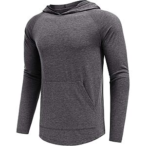PINSPARK Men's Lightweight Workout Hoodies $7 + Free Shipping