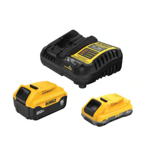 DEWALT DCB245-2C 20V MAX Starter Kit with 4 Ah Powerpack and 5.0 Ah batteries and 1 Charger Starter Lithium-Ion $96