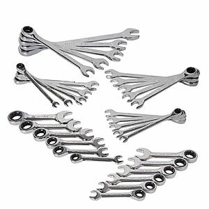Craftsman 32-Piece Ratcheting Combination Wrench Set $120