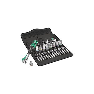 Wera 004019 Zyklop Speed Ratchet 1/4" Drive SAE Set $98.10