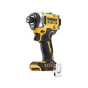 DEWALT DCF860B 20V MAX XR 1/4 Inch Cordless Impact Driver, Bare Tool Only $100.8