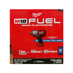 Milwaukee 2863-20 M18 FUEL 18V 1/2 in. High Torque Impact Wrench with Friction Ring Lithium-Ion Brushless Cordless(Tool-Only $225.99