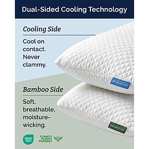 2-Pack CGK Queen Adjustable Cooling Pillows $29.99 after 50% clip coupon ($15/pillow)