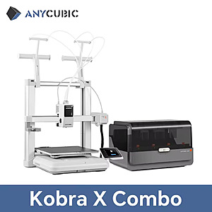 [AC] ANYCUBIC Kobra X Combo 3D Printer, 600mm/s Max Print Speed, Up to 19 colors $389
