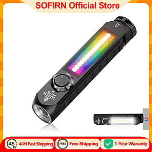 Sofirn IF24 Pro 1800 Lumen Rechargeable EDC RGB Flashlight; free S&H; $16.15