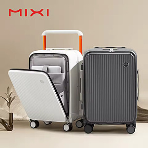mixi 20" & 24" PC Hardshell w/Aluminum Frame Carryon Luggage Suitcase; 4 colors; Front Laptop Pocket, Spinner Wheels, TSA Lock; free s&h $95.38