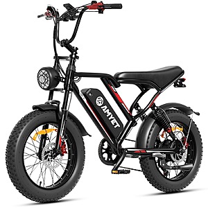 AMYET S8-S 1500W Electric Bike 48V 20Ah Fat Tire Full Suspension $557 + Free Shipping