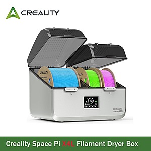 Creality Space Pi X4L 4-Spool 3D Printer Filament Dryer Box with Dual Heating Chambers $92 + Free Shipping $92.2