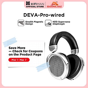 HIFIMAN DEVA-Pro-Wired &amp;amp; Wireless Open-Back Planar Magnetic Headphones $78 + Free Shipping