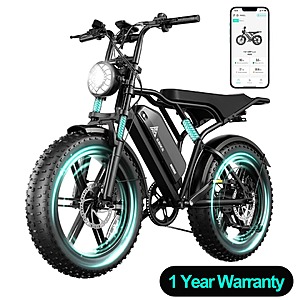 Alafate TST R002S 1500W Electric Bike 20" Fat Tire 28mph 60-100 Mile Range $532 + Free Shipping