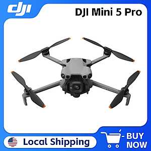 DJI Mini 5 Pro 1-Inch CMOS Camera Drone with Omnidirectional Sensing $592 / Mini 5 Pro Combo (RC-N3) $788 + Free Shipping