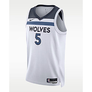 Anthony Edwards - Minnesota Timberwolves Association Edition Nike Men's Dri-FIT NBA Swingman Jersey in White | DN2085-105 $47.23