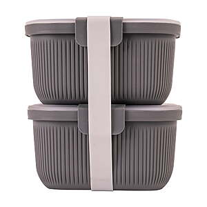 Mainstays Plastic Food Storage Bento Snack Container 19oz Capacity $2.6