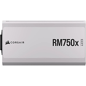 $69.99 | CORSAIR RMx Shift White Series, RM750x Shift White, 750 Watt, 80 PLUS GOLD Certified, Fully Modular Power Supply