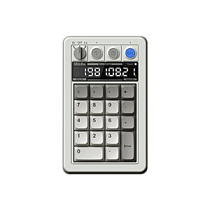 8Bitdo 18 Key Retro Mechanical Numpad, Supports PC & Standard Calculator Mode, Hot-swappable, PC Calculator Shortcut Button, Bluetooth/2.4G/Wired for Windows and Android - M Edition